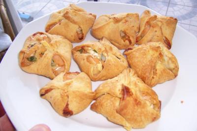 Aumonières saumon – chèvre