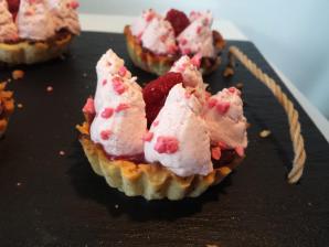 Tartelette chocolat et framboises