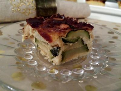 Flan courgettes au parmesan