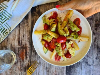 Salade asperges et tomates