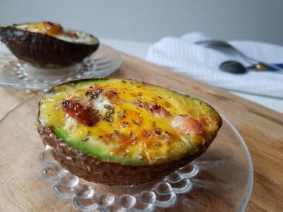 Avocat omelette samon