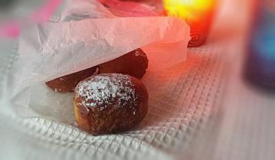 Beignets chocolat au lait de coco