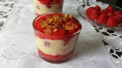 Verrine framboise