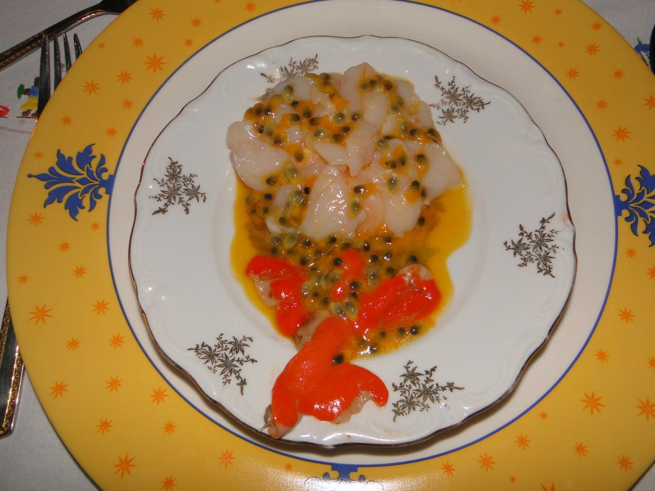 Carpaccio de saint jacques