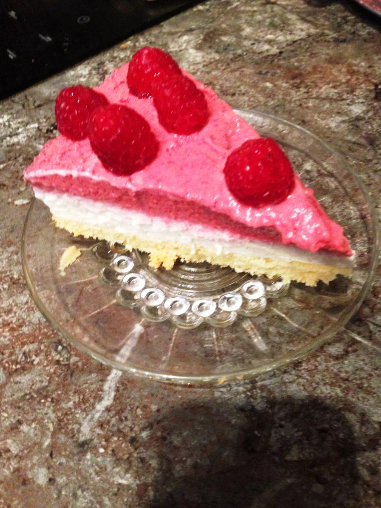 Bavarois vanille – framboise