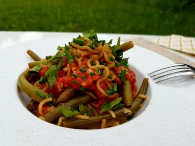 Nouilles eet haricots