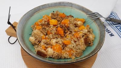 Salade de quinoa, butternut et poire