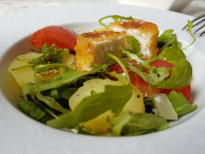 Salade pommes de terre et roquette