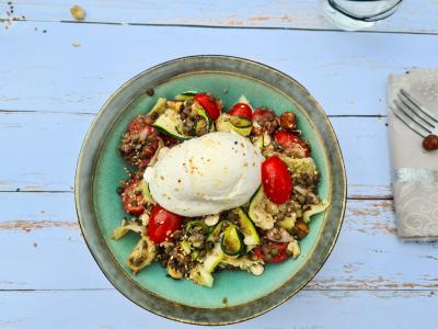 Salade lentilles et courgettes