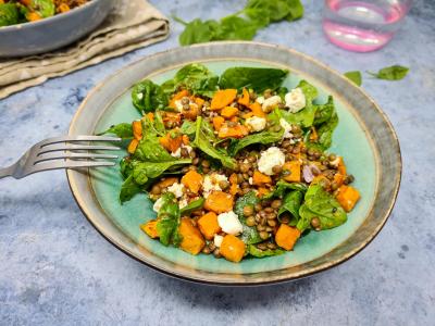 Salade de lentilles et patate douce