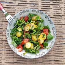 Salade pommes de terre et courgettes
