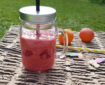 Smoothie abricots et framboises