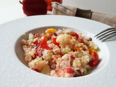 taboulé à la semoule de chou fleur