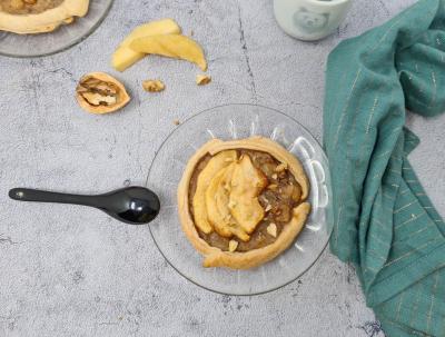 Tartelette popires et pomme